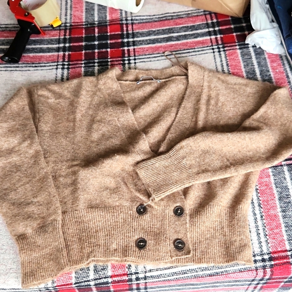 Zara set cardigan + top